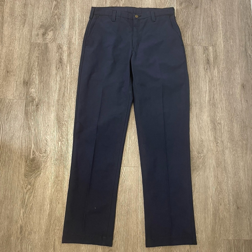 Workrite Pants Mens 33x34 Blue FR Nomex 2112 Cat 1 Arc Rate 7 Work Uniform Fire